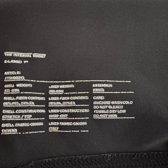 Ten Thousand Interval Shorts XL - Picture 2 of 5